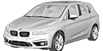 BMW F45 U0198 Fault Code